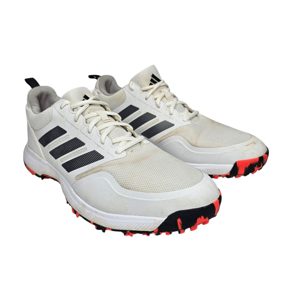 Adidas Tech Response 3.0 SL Men 10 White Golf Shoes Traxion Spikeless GV6894